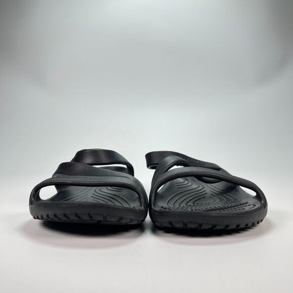 Crocs Kadee II Black Slip On Lightweight Comfort Casual Sandal Women’s Size 10 - Picture 2 of 8